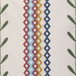 HOMLA Poszewka Miris W Kolorowe Pasy Z Fredzlami 45X45 Cm New