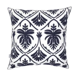 HOMLA Poszewka Moko Granatowa Wyszywana 45X45 Cm Sale