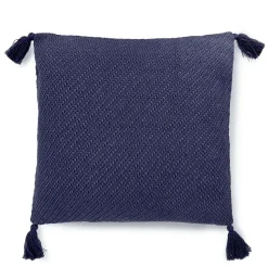 HOMLA Poszewka Morris Z Fredzlami Granatowa 45X45 Cm Online