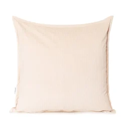 HOMLA Poszewka Nantu Welwetowa Imitacja Sztruksu Bezowa 45X45+1.5 Cm Bezowy Outlet