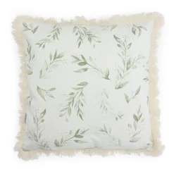 HOMLA Poszewka Pistacio Lisc Eukaliptusa 45X45 Cm Bialy