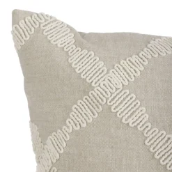 HOMLA Poszewka Salvi Haftowana Ecru 45X45 Cm Outlet
