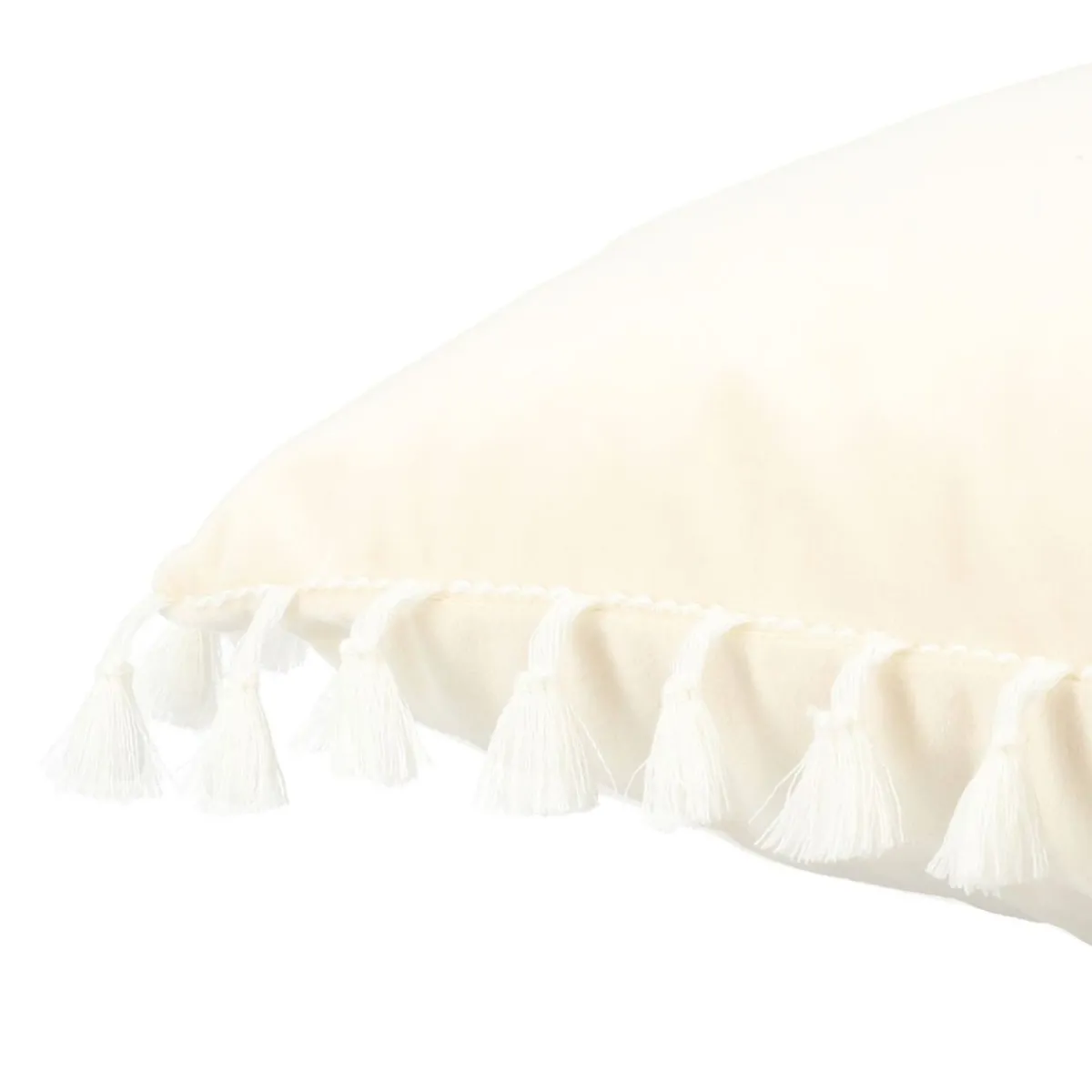 HOMLA Poszewka Urda Ecru Z Fredzlami 45X45 Cm Bezowy Sale