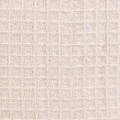 HOMLA Poszewka Vaffel Z Fredzlami 45X45 Cm Ecru Hot