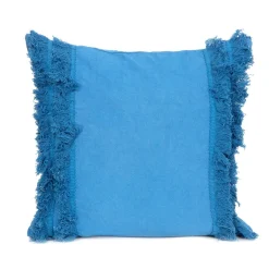 HOMLA Poszewka Vivero Granatowa Z Fredzlami 45X45 Cm Granatowy New