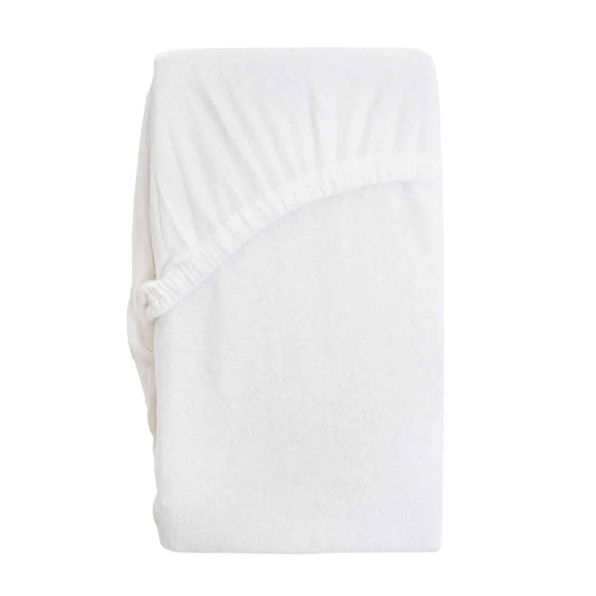 HOMLA Przescieradlo Claire Jersey Biale 180X200 Cm Bialy