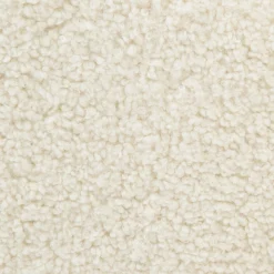 HOMLA Pufa Alda Boogie Bezowa W Tkaninie Teddy 50X40X31 Cm Bezowy New