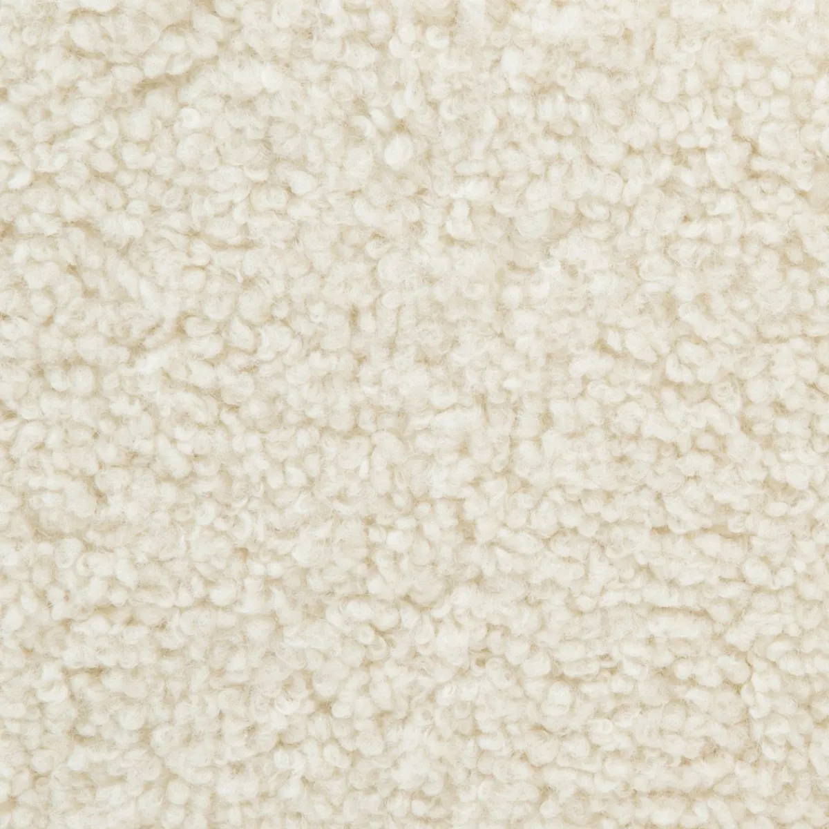 HOMLA Pufa Alda Boogie Bezowa W Tkaninie Teddy 50X40X31 Cm Bezowy New