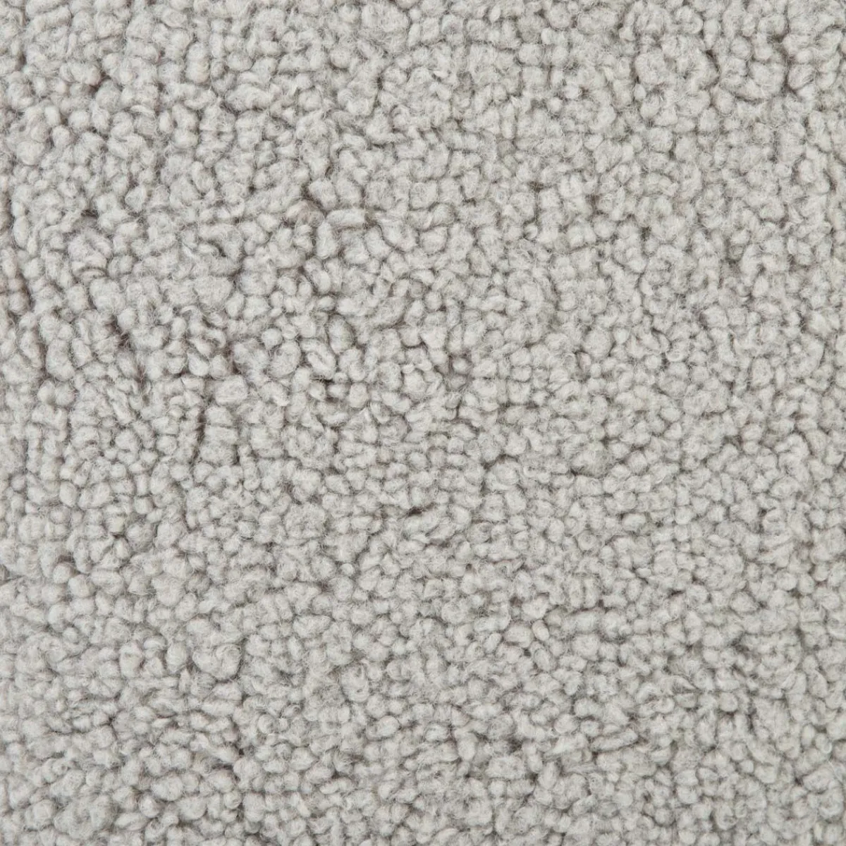 HOMLA Pufa Alda Szara W Tkaninie Teddy 50X40X44 Cm Szary Online