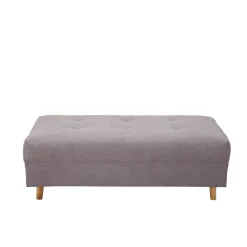 HOMLA Pufa Do Naroznika Szara Semi 120X70X40 Cm All 999400 Szary New