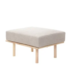 HOMLA Pufa Seri Bezowa 74X60X43,5 Cm Discount