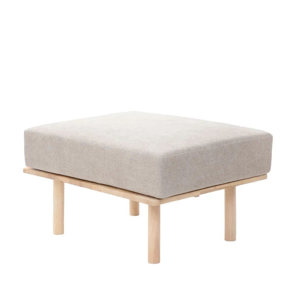 HOMLA Pufa Seri Bezowa 74X60X43,5 Cm Discount