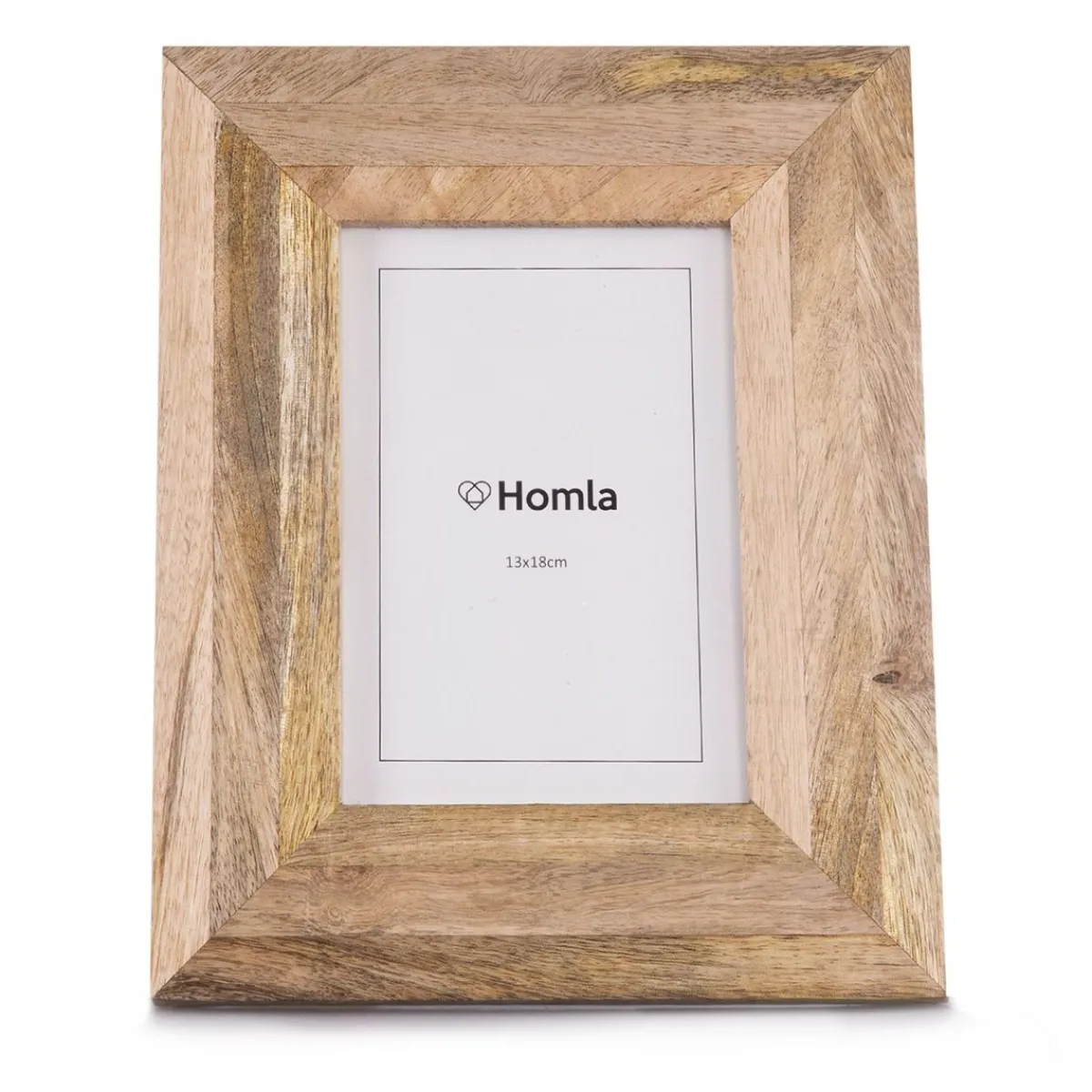 HOMLA Ramka Na Zdjecie Abese Drewniana 13X18 Cm Naturalny Hot
