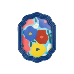 HOMLA Ramka Na Zdjecie Floral Aura Granatowa 13X18 Cm Hot