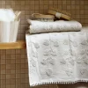 HOMLA Ręcznik Leslie Z Obszyciami Bezowy 50X90Cm Sale