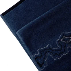 HOMLA Ręcznik Rines Z Paskami Lureksowymi 50X90Cm Granatowy Discount