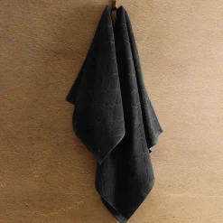 HOMLA Ręcznik Samine Z Marokanska Koniczyna 70X130Cm Czarny Clearance
