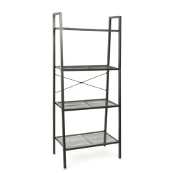 HOMLA Regal Malmi Metalowy 60X35X135 Cm Czarny Discount