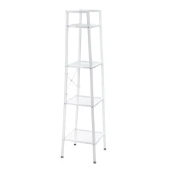HOMLA Regal Malmi Metalowy 35X34X136,5 Cm Bialy Best