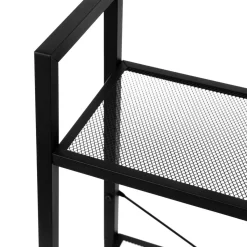 HOMLA Regal Malmi Metalowy 35X35X101,5 Cm Czarny New