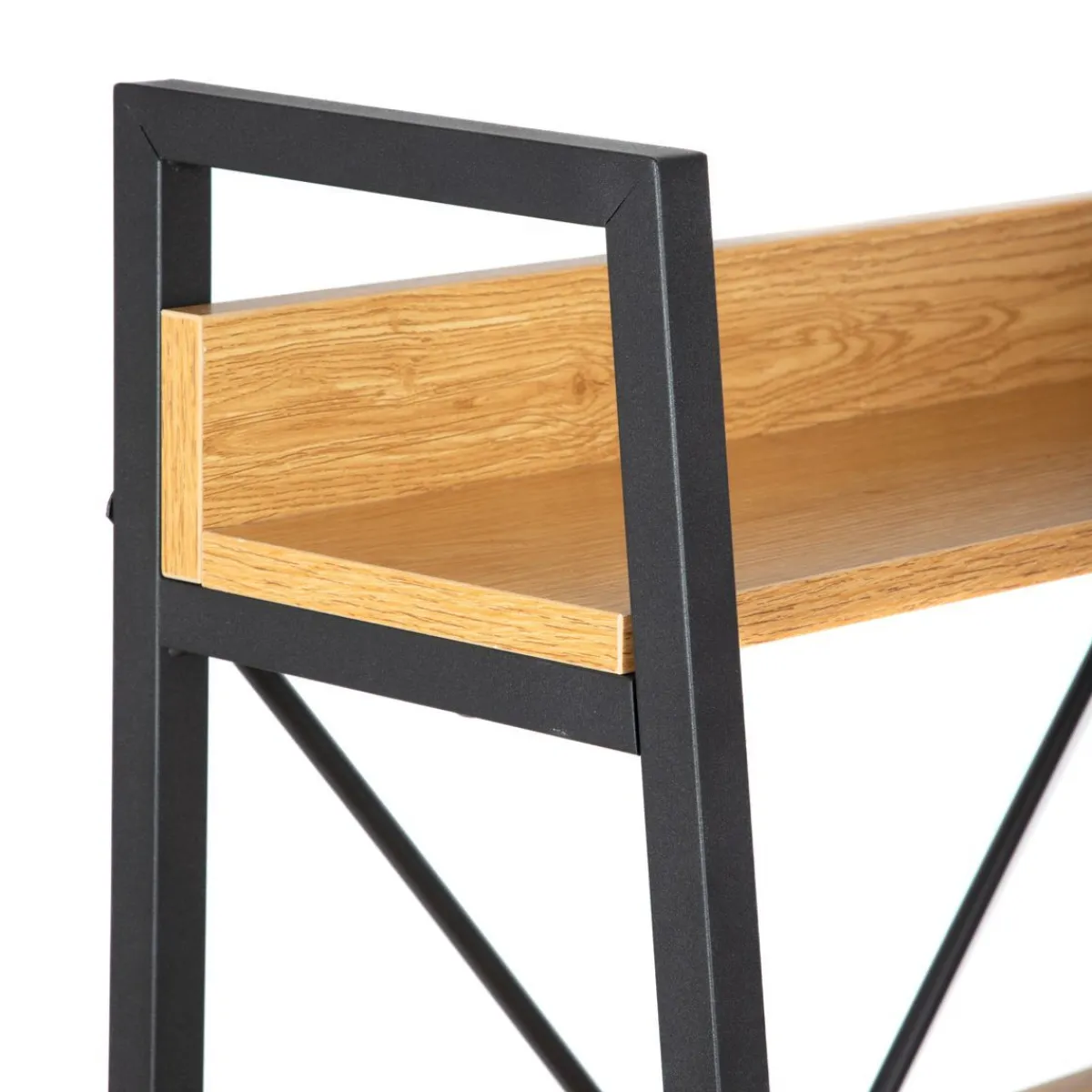 HOMLA Regal Maravi Z Czarnym Stelazem 60X35X116.5 Cm Hot