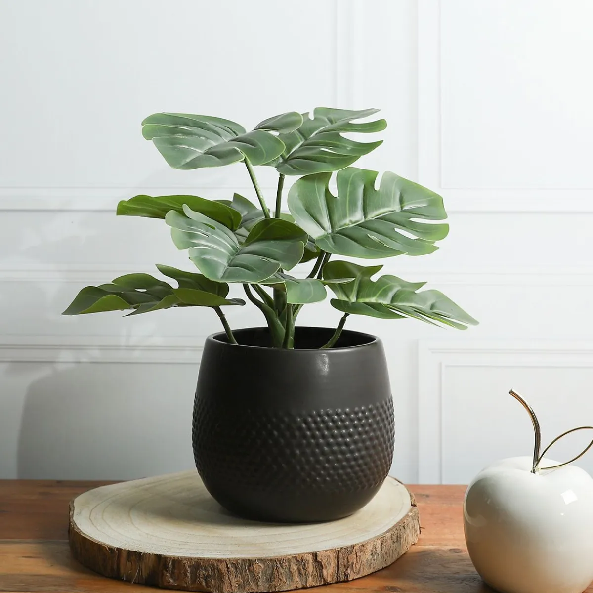 HOMLA Roslina Monstera Sztuczna 29 Cm Zielony Outlet