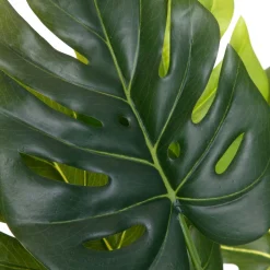 HOMLA Roslina Sztuczna Tropical Zone Monstera W Czarnej Donicy 75 Cm Hot