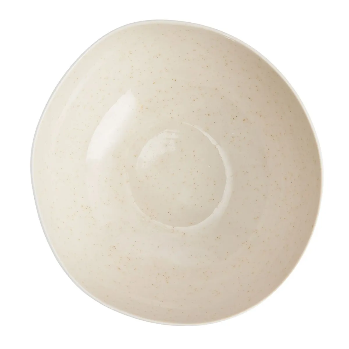 AMBITION Salaterka/Talerz Do Zupy Organic Bezowa Fi 22 Cm Bezowy Best
