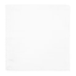 HOMLA Serwetka Elin Muslinowa Z Koronkowa Lamowka Biala 40X40 Cm Best
