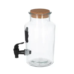 HOMLA Sloik Allos Z Kranikiem Podwojny 2 X 2 L Przezroczysty New