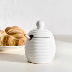 HOMLA Sloik Fincan Na Miod 0,3 L Bialy Clearance
