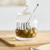 HOMLA Sloik Liven Na Oliwki Z Lyzka 0,5 L Przezroczysty Outlet