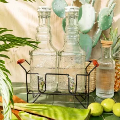 HOMLA Sloik Lomi Z Kranikiem Podwojny Prostokatny 2X2,3L Discount