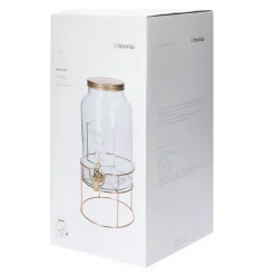 HOMLA Sloik Nerso Z Kranikiem I Podstawka 5,5 L Przezroczysty Sale