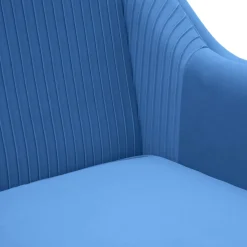 HOMLA Sofa Avant Sofa 2-Osobowa, Welurowa Granatowa 127X82X81.5 Cm Online