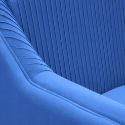 HOMLA Sofa Avant Sofa 2-Osobowa, Welurowa Granatowa 127X82X81.5 Cm Online