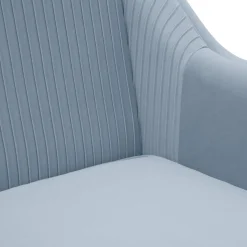 HOMLA Sofa Avant Sofa 2-Osobowa, Welurowa Szara 127X82X81.5 Cm Online