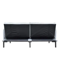 HOMLA Sofa Canto 3-Osobowa, Z Funkcja Spania, Welurowa Szara 199X90X85 Cm Online