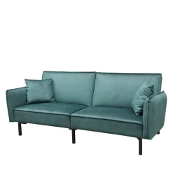 HOMLA Sofa Canto 3-Osobowa, Z Funkcja Spania, Welurowa Zielona 199X90X85 Cm Hot