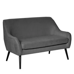 HOMLA Sofa Ella W Tkaninie Ciemnoszara 122X70X84 Cm Szary Online