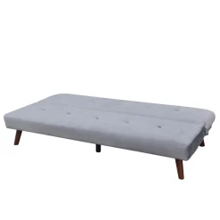 HOMLA Sofa Rinko Sofa 3-Osobowa, Z Funkcja Spania, Welurowa Ciemnoszara 195X81X74 Cm Outlet