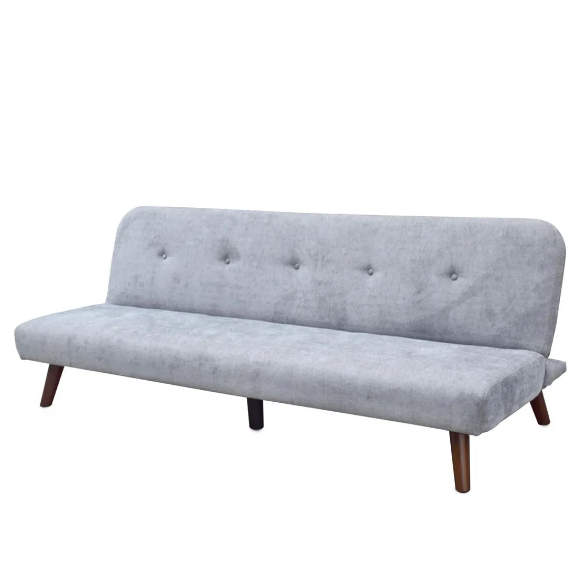HOMLA Sofa Rinko Sofa 3-Osobowa, Z Funkcja Spania, Ciemnoszara 195X81X74 Cm Best