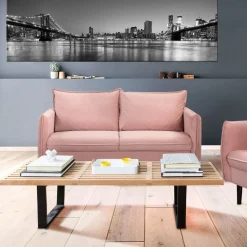 HOMLA Sofa Rugg Rozowa 149X86X91Cm Rozowy