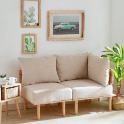 HOMLA Sofa Seri Modulowa Bezowa 60X74X86 Cm Clearance