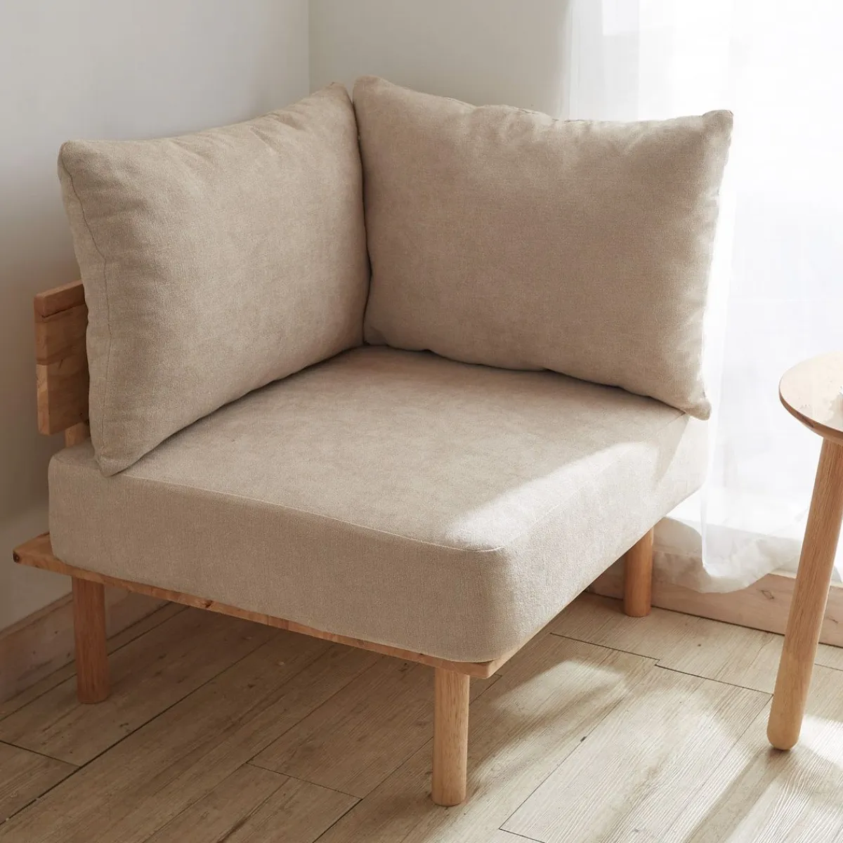 HOMLA Sofa Seri Modulowa Bezowa 74X86X86 Cm Hot