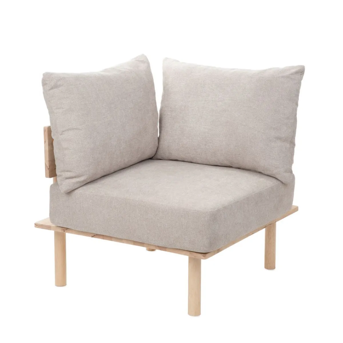 HOMLA Sofa Seri Modulowa Bezowa 74X86X86 Cm Hot