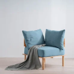 HOMLA Sofa Seri Modulowa Niebieska 74X86X86 Cm Outlet
