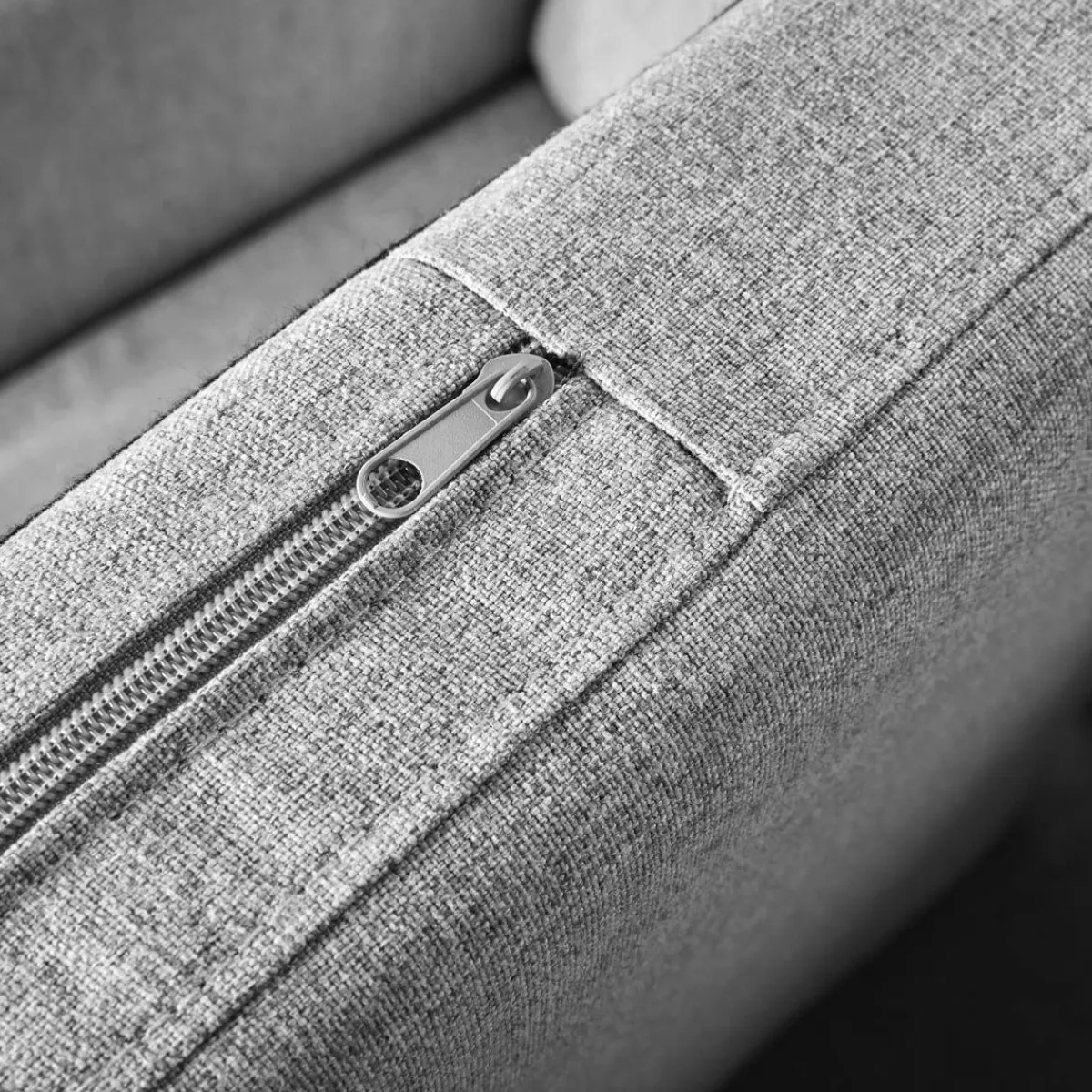 HOMLA Sofa Sophie W Tkaninie Jasnoszara 130X75X93 Cm Szary Hot