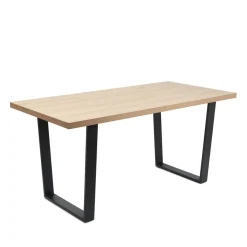 HOMLA Stol Fane 160X80X76 Cm Naturalny Hot