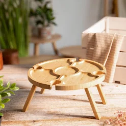 HOMLA Stolik Bambou Bambusowy 27,5X2Cm Best